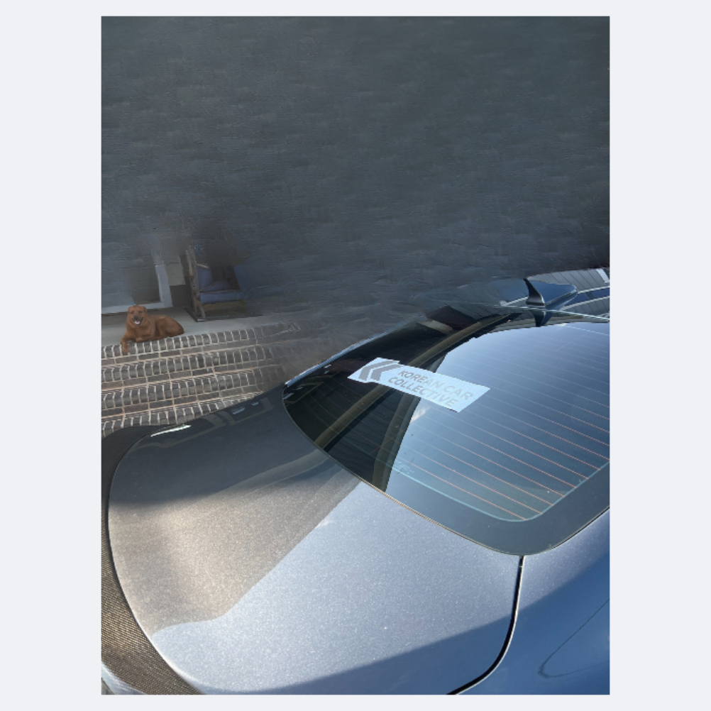 Korean Car Collective Logo Banner 4" x 18"