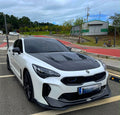 Kia Stinger V1 Carbon and FRP Hood by DAIMION