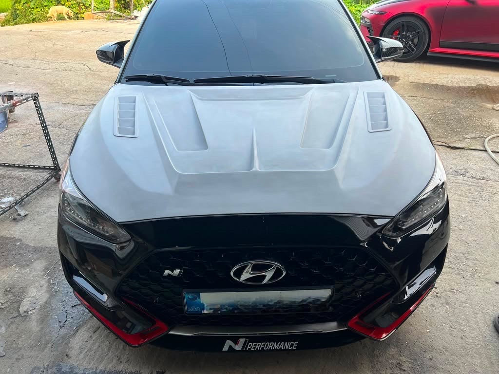 Hyundai Veloster 2019+ EX Carbon Fiber & FRP Hood | DAIMON | PRE-ORDER