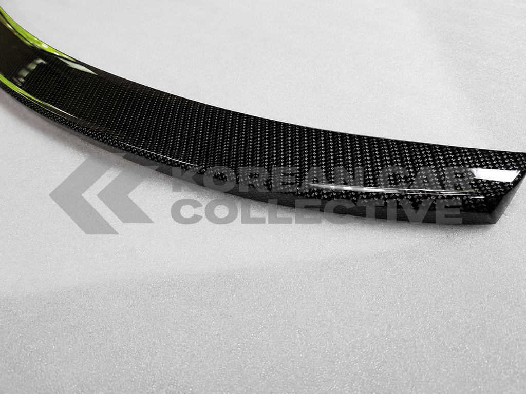 Hyundai Elantra 2017-2018 Carbon Fiber Style Trunk Spoiler - Type G
