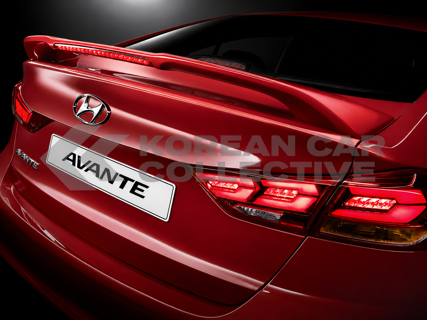 Hyundai Elantra 2017-2018 Painted Spoiler - TUIX 2