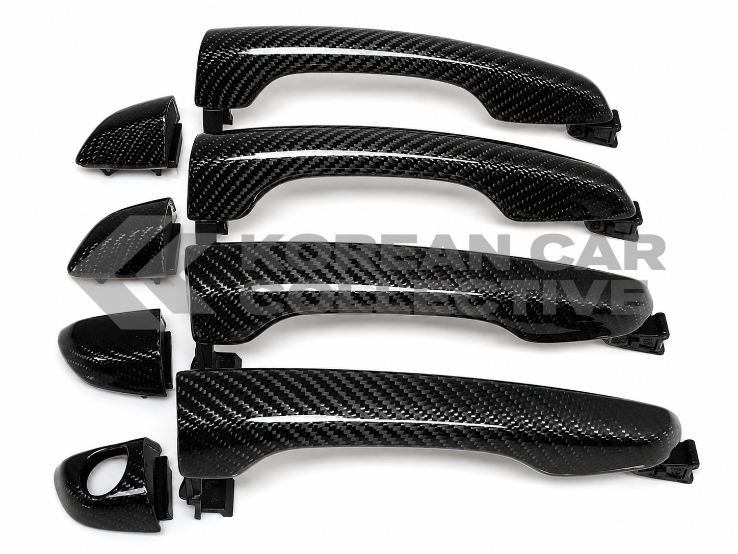 Hyundai Elantra 2017-2020 Genuine Carbon Fiber Door Handles