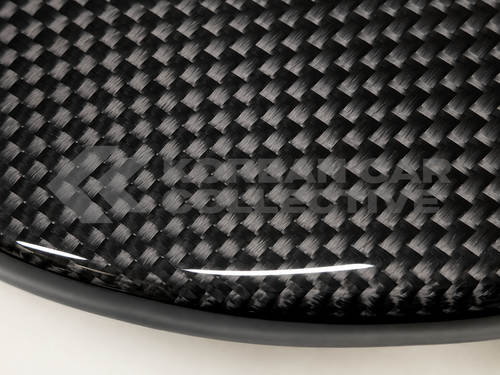 2017-2020 Elantra Genuine Carbon Fiber Fuel Door