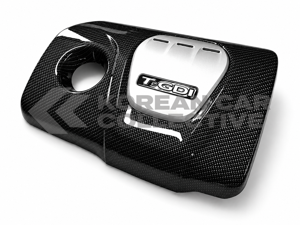 Hyundai Elantra Sport 2017-2020 1.6T Carbon Fiber Style Engine Cover