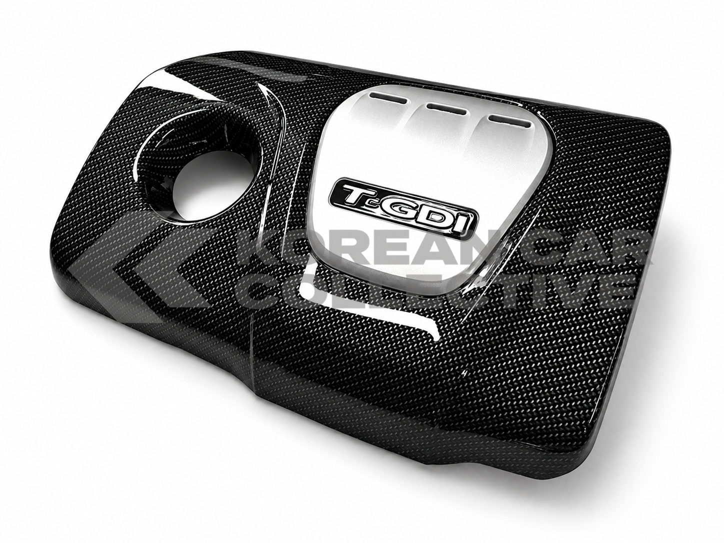 Hyundai Elantra Sport 2017-2020 1.6T Carbon Fiber Style Engine Cover