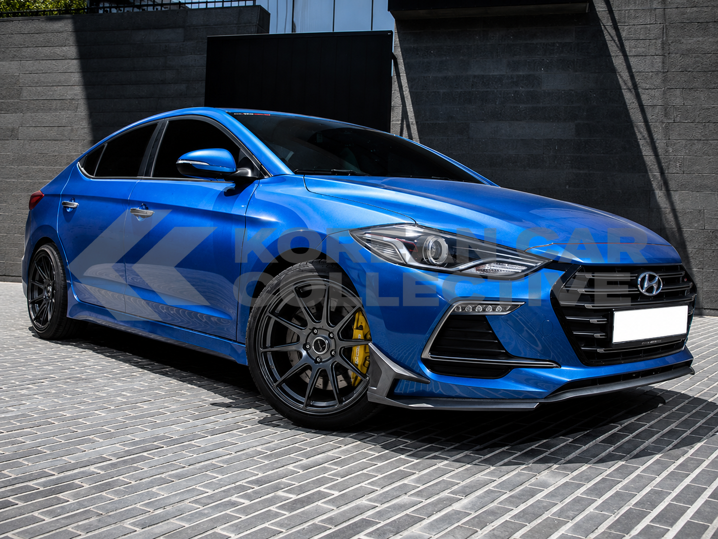 Hyundai Elantra Sport 2017-2018 Front Splitter Kit