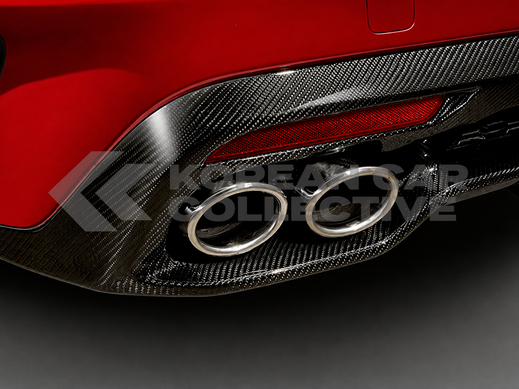 2018-2021 Stinger Genuine Carbon Fiber Rear Bumper Diffuser