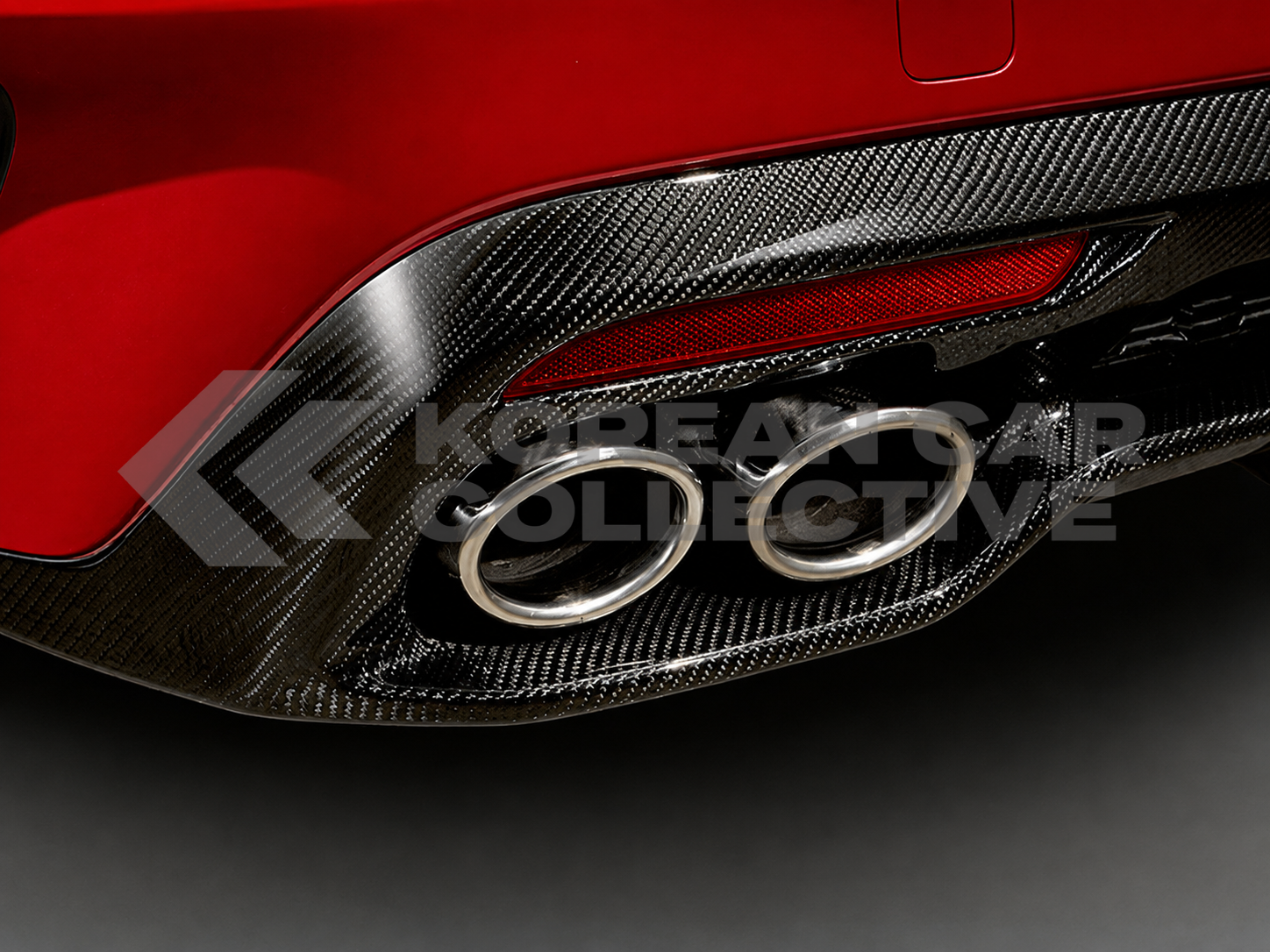 2018-2021 Stinger Genuine Carbon Fiber Rear Bumper Diffuser