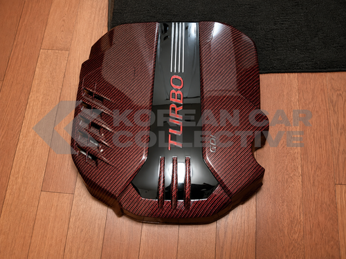2018+ Stinger 3.3 Turbo Carbon Fiber Style Engine Cover