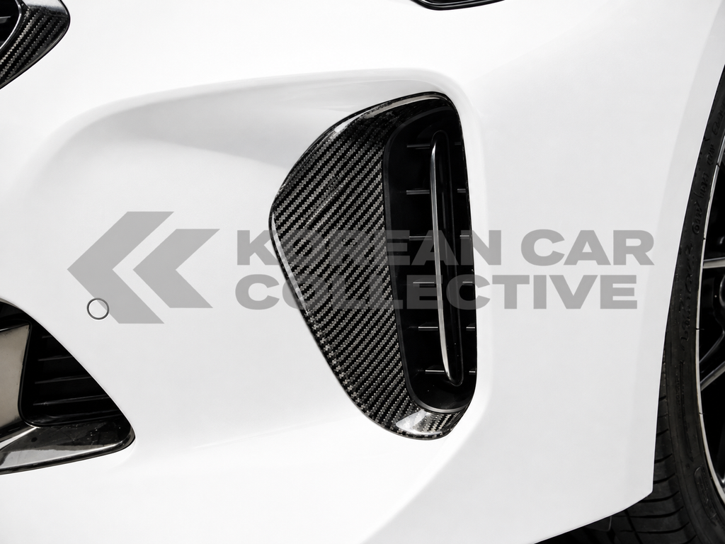 2018+ Stinger Genuine Carbon Fiber Front Bumper Vents