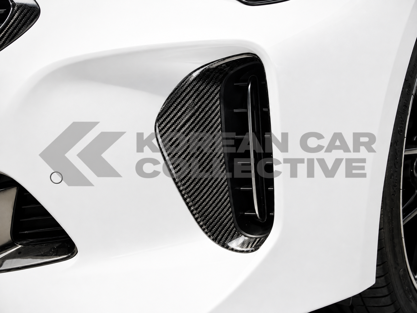 2018+ Stinger Genuine Carbon Fiber Front Bumper Vents