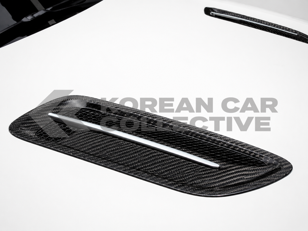 2018+ Stinger Genuine Carbon Fiber Hood Vents