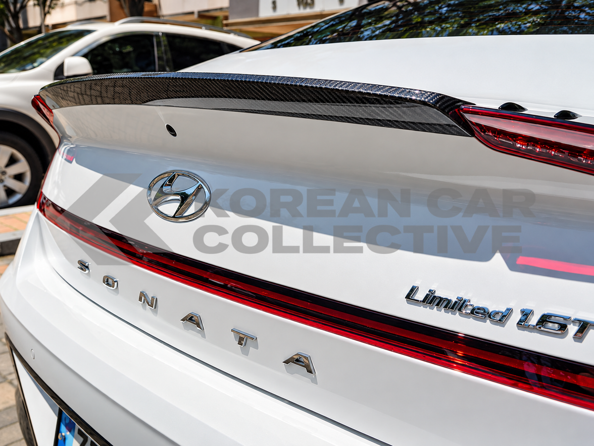 Hyundai Sonata (2020-2023) Genuine Carbon Fiber Spoiler