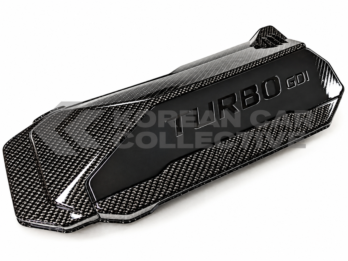 Hyundai Elantra N-Line 2021+ 1.6 Turbo Carbon Fiber Style Engine Cover