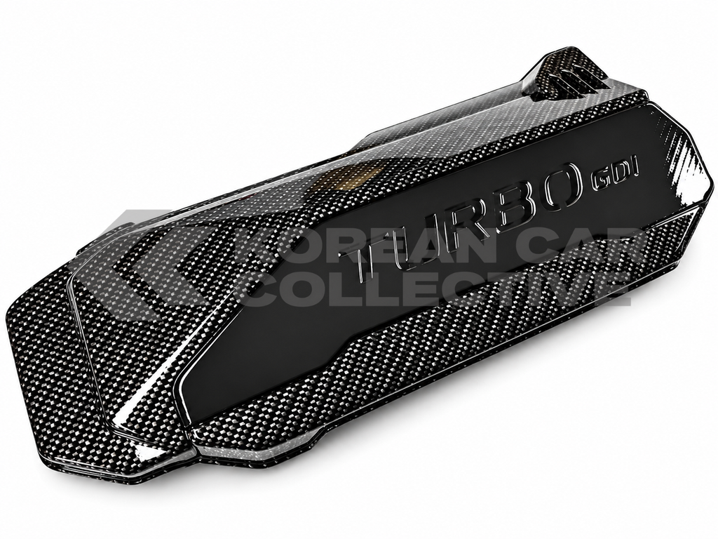 Hyundai Elantra N-Line 2021+ 1.6 Turbo Carbon Fiber Style Engine Cover