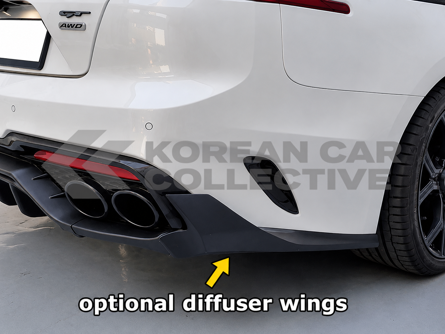 Kia Stinger 2022+ M&S Force Rear Diffuser