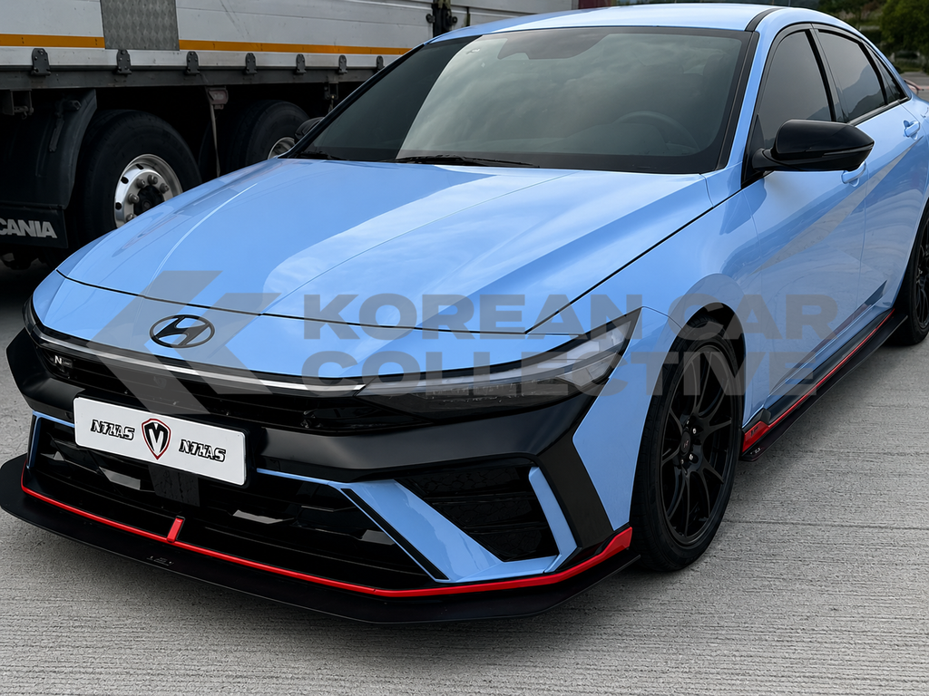 Hyundai Elantra N 2024+ Genuine Dry Carbon Fiber Side Splitter Set