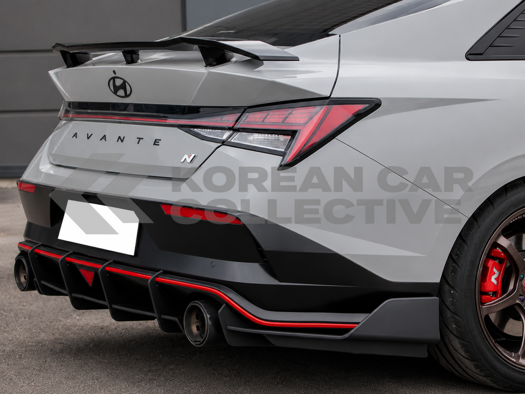 Hyundai Elantra N 2024+ Rear Diffuser Extension and Rear Spat Kit