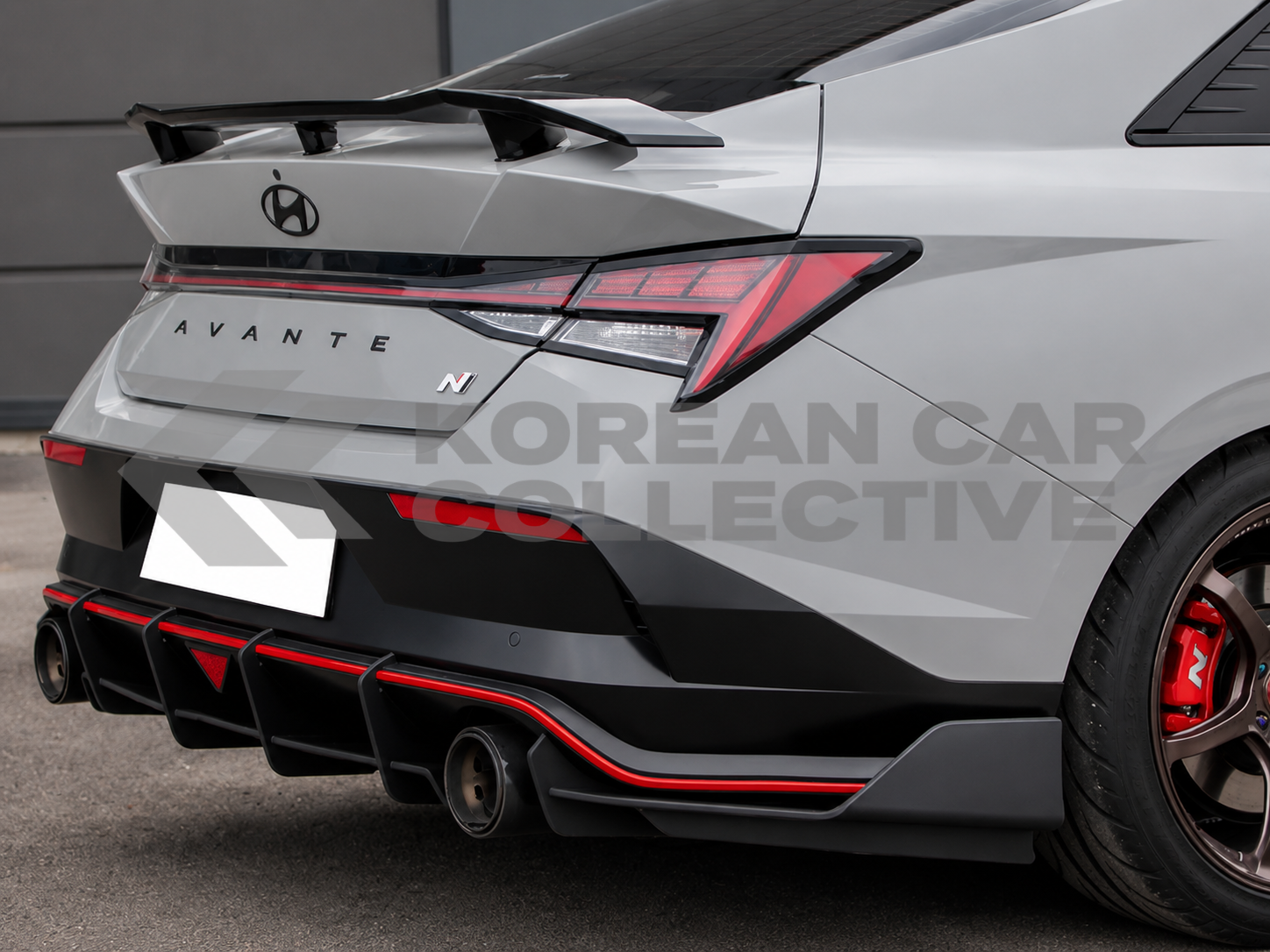 Hyundai Elantra N 2024+ Rear Diffuser Extension and Rear Spat Kit