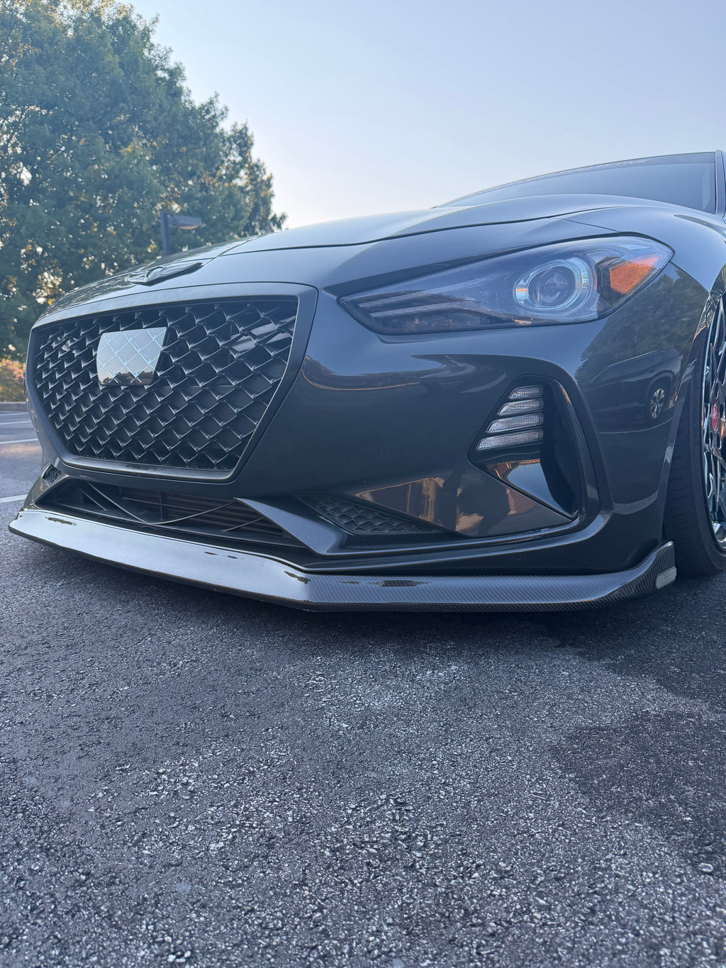 KCC Exclusive Genesis G70 (Pre-Facelift) (2019-2021) Carbon Front Lip