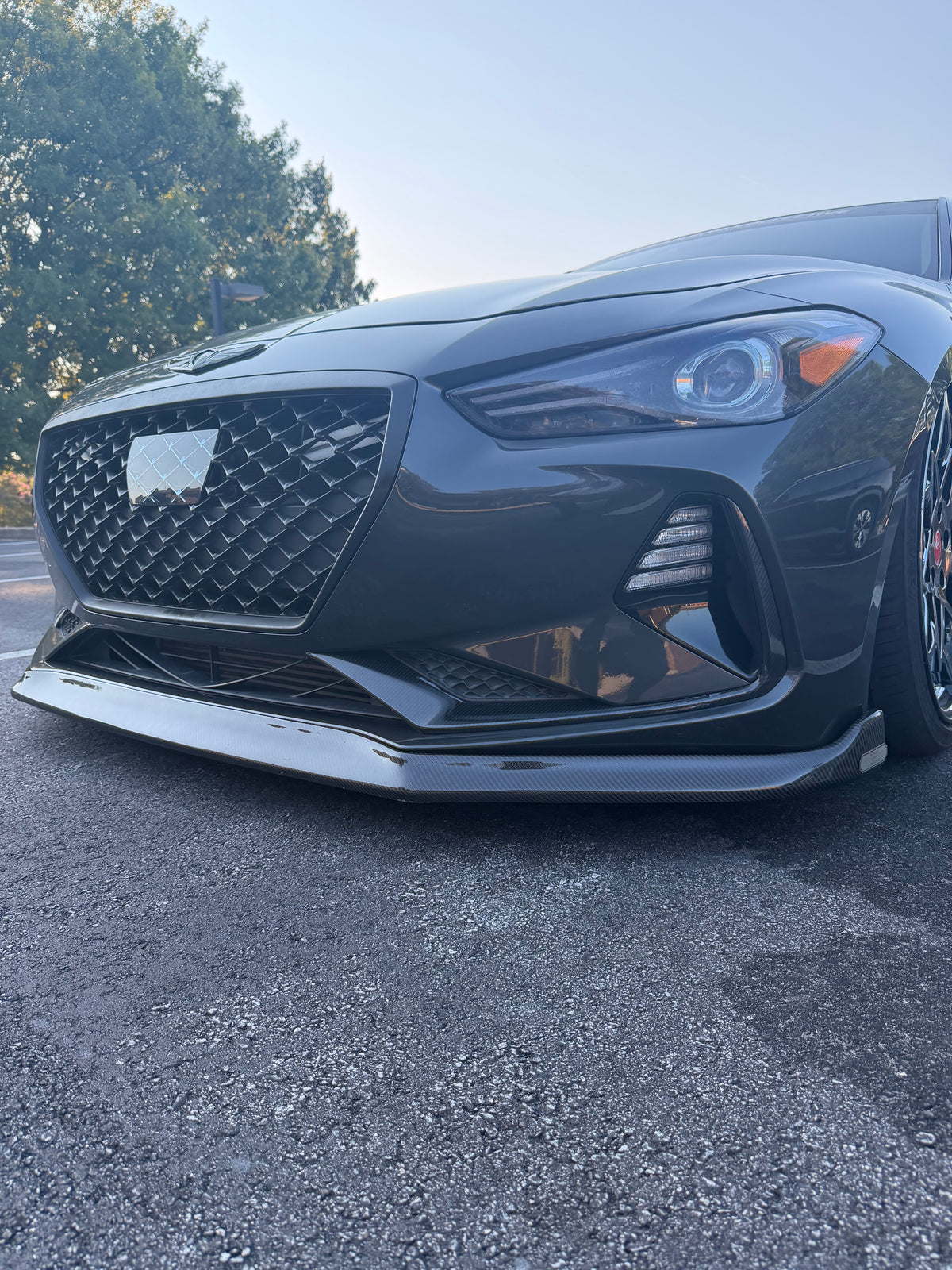KCC Exclusive Genesis G70 (Pre-Facelift) (2019-2021) Carbon Front Lip