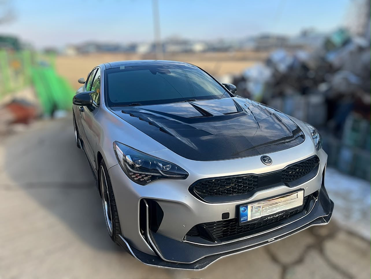 Kia Stinger 2018+ V3 LIMITED EDITION Carbon Hood | DAIMON | PRE-ORDER
