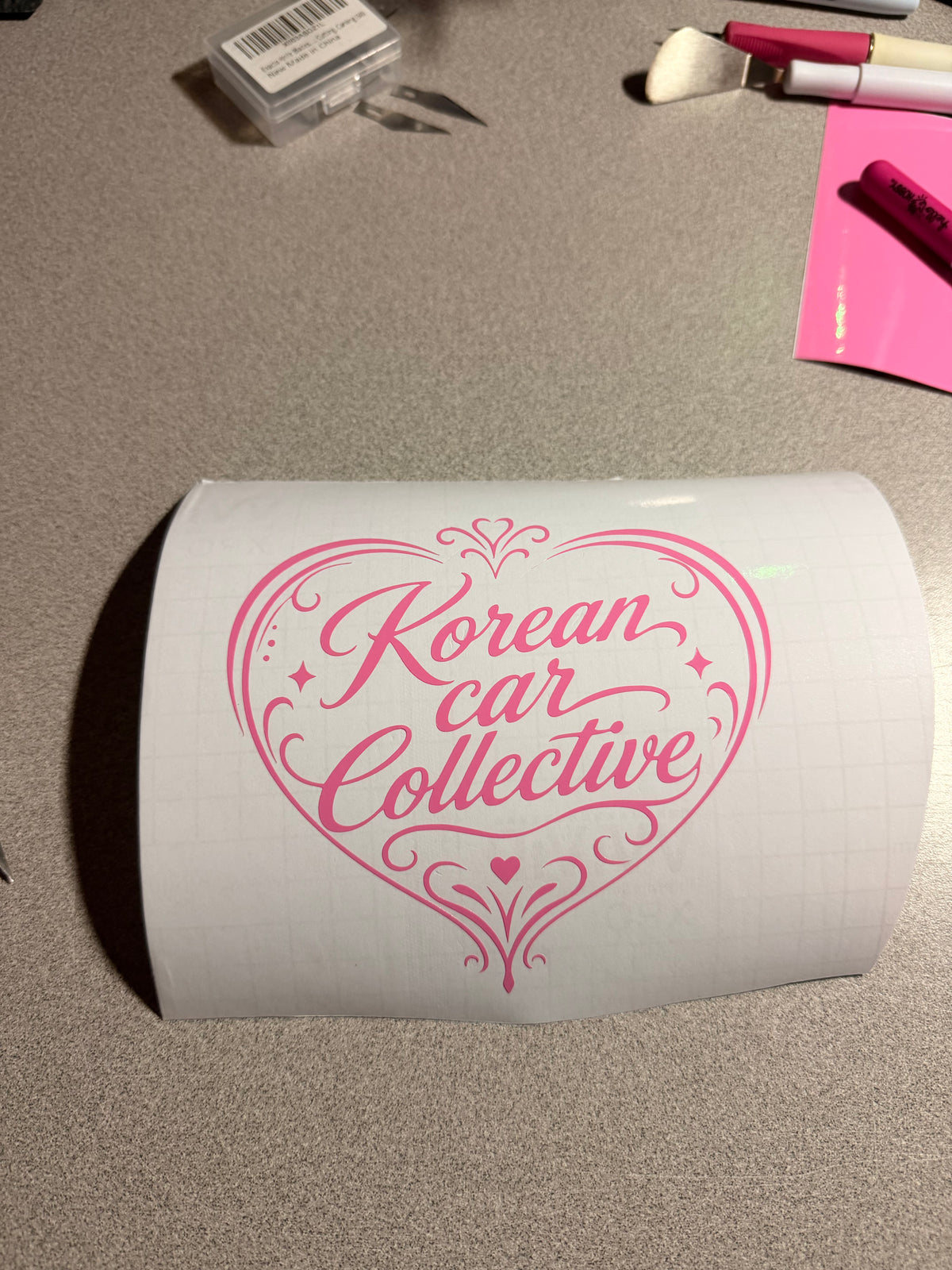 KCC Heartline Decal 5” x 4.8”
