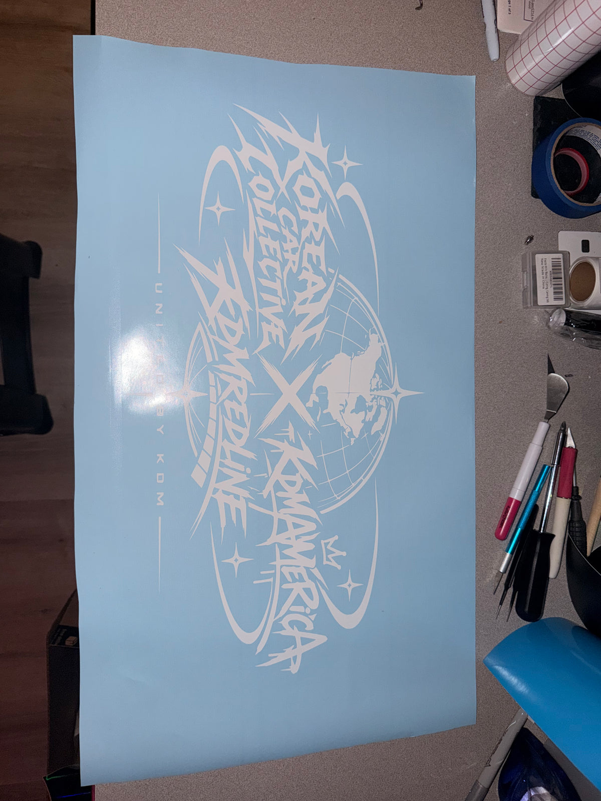 KDM United Decal 11” x 28” (KCC x KDMA x KDMR x TN.KDM)