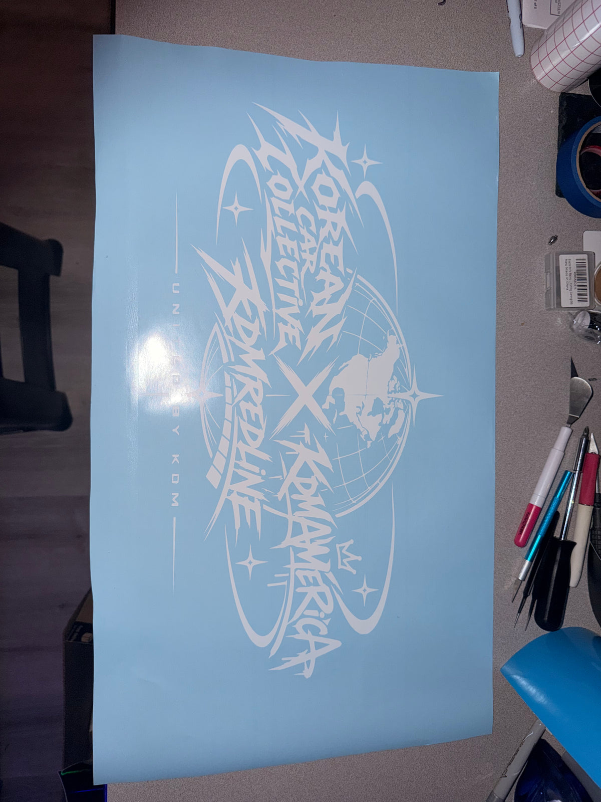 KDM United Decal 11” x 28” (KCC x KDMA x KDMR x TN.KDM)