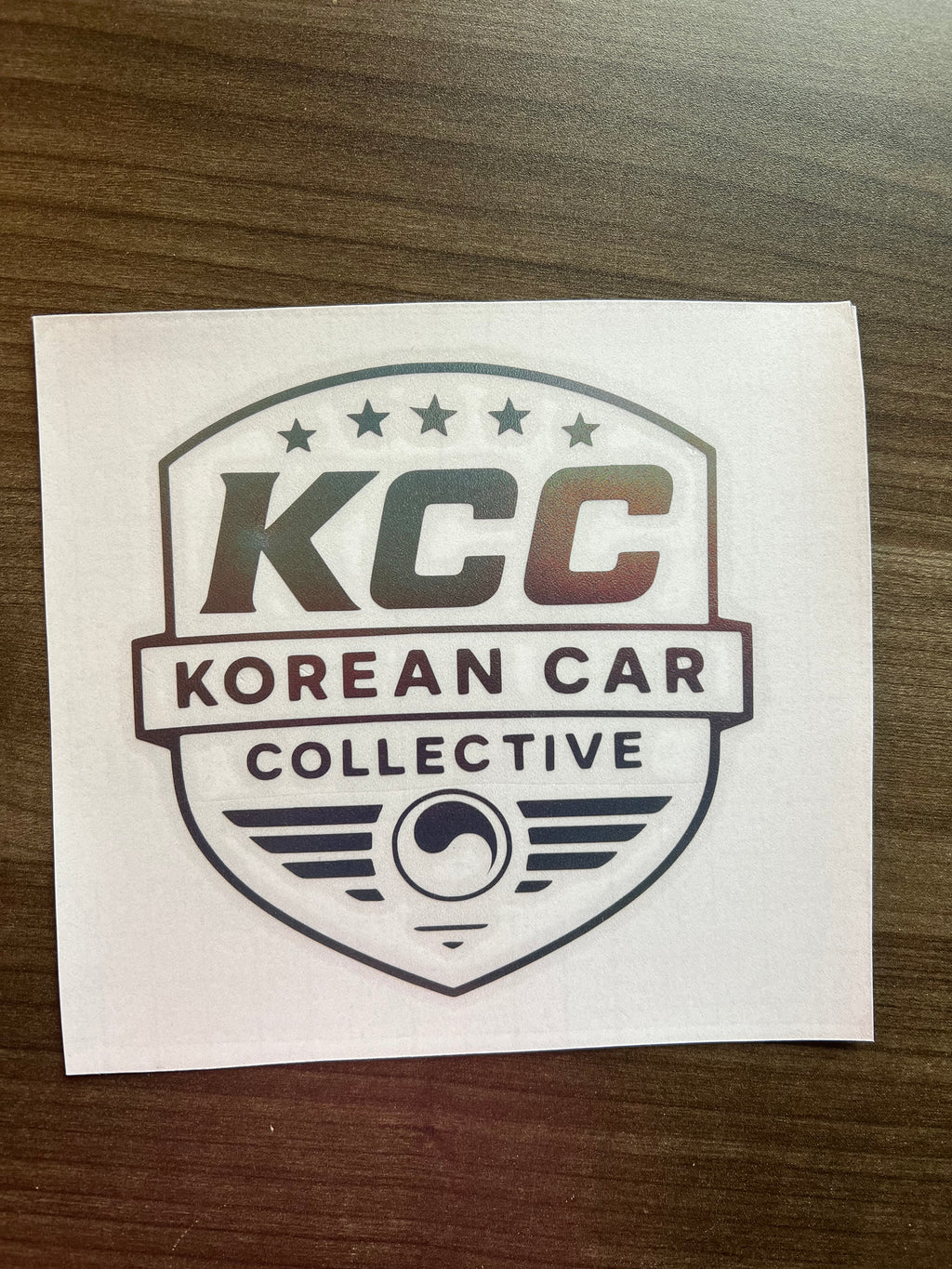 KCC Shield Decal Quarter Window 5” x 5”