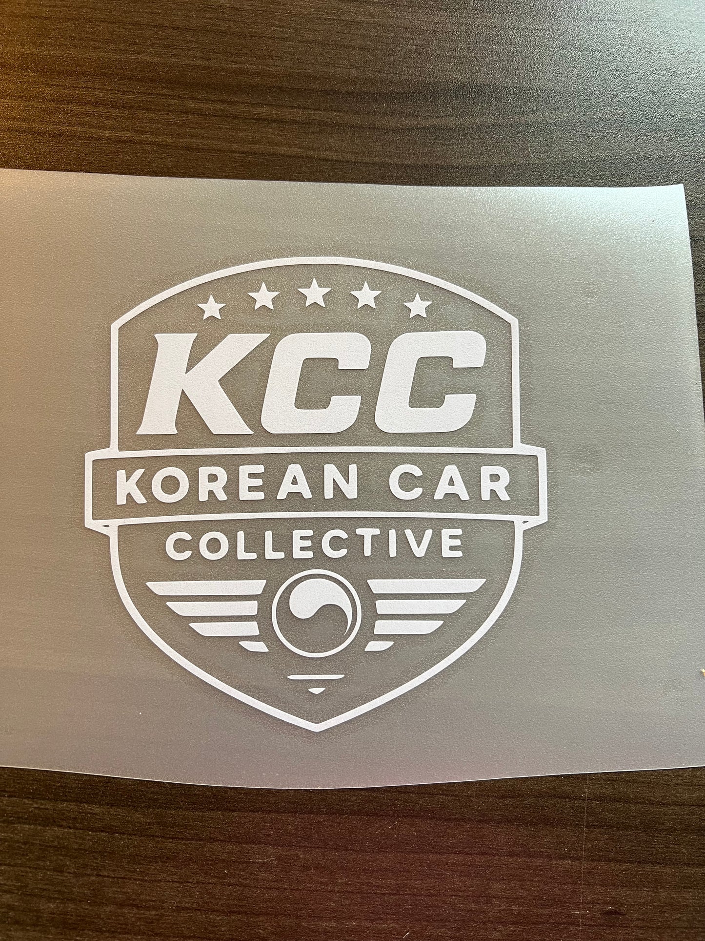 KCC Shield Decal Quarter Window 5” x 5”