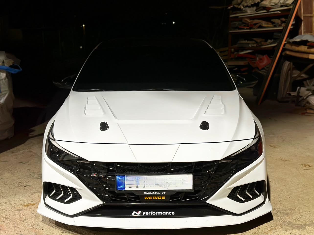 Hyundai Elantra N (2022+) Type-R Vented Hood | DAIMON