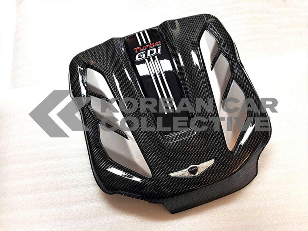 Genesis Pre Facelift 2018-2021 Carbon Fiber Style Engine Cover Type 2 (3.3T)