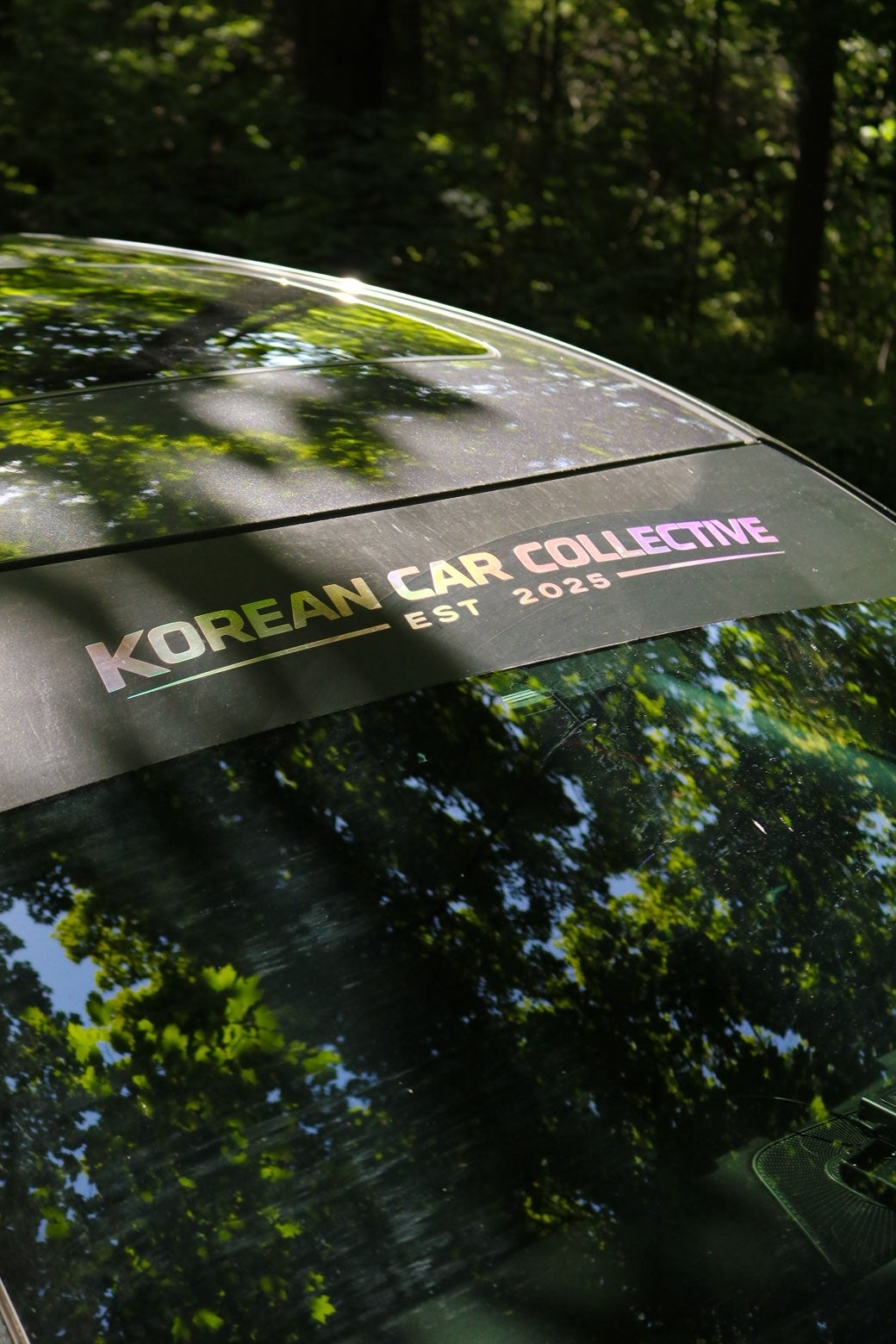 KCC Windshield/Sunstrip Banner V1 or V2 (12x60) Sunstrip Banner AND (2.5x30) KCC Decal