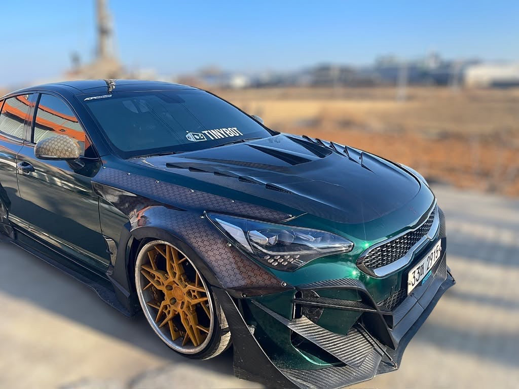 Kia Stinger 2018+ V3 LIMITED EDITION Carbon Hood | DAIMON | PRE-ORDER