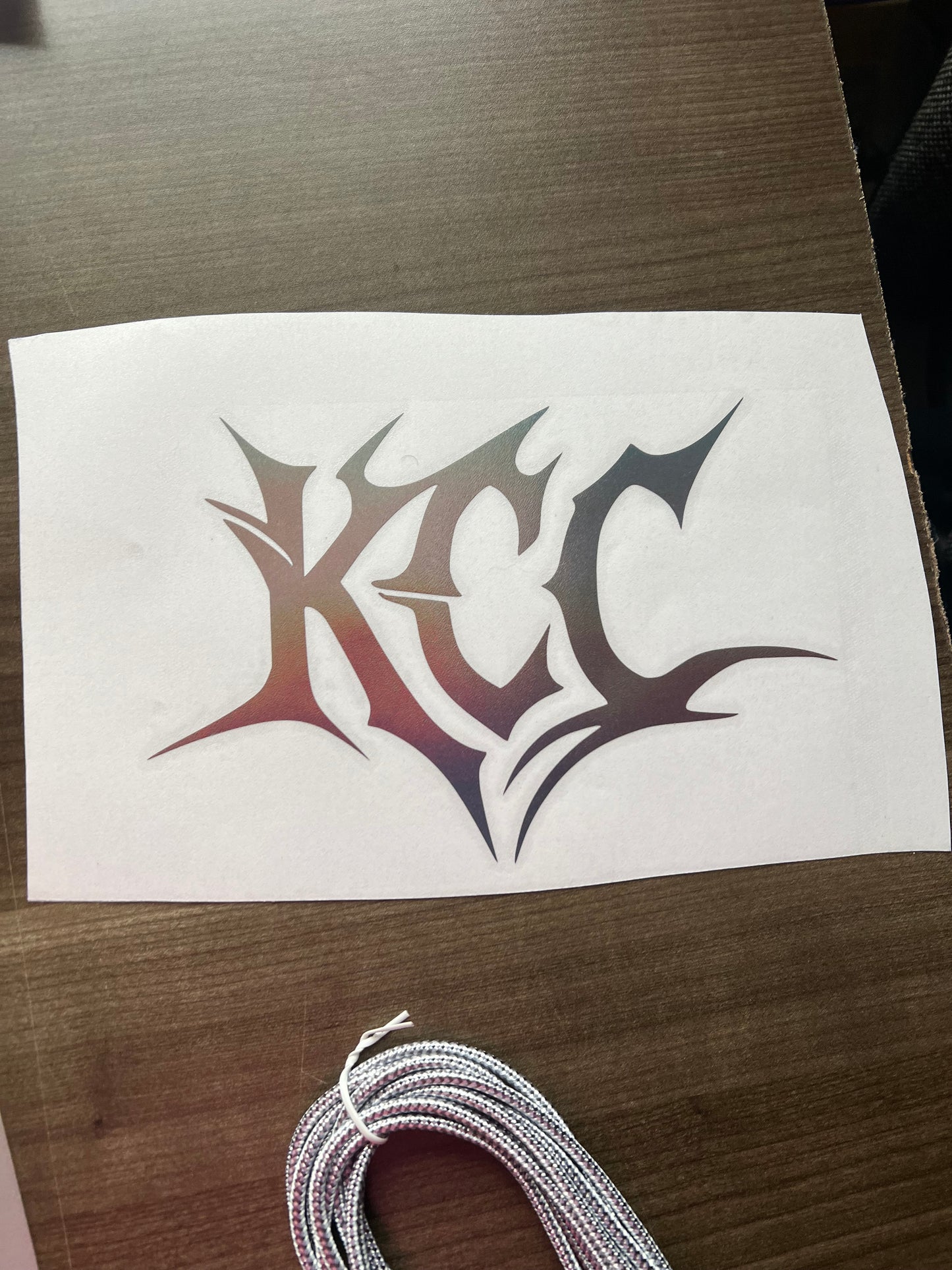 KCC Rear Quarter Panel Decal 5" x 5" Inspired by @Ghoul_n21