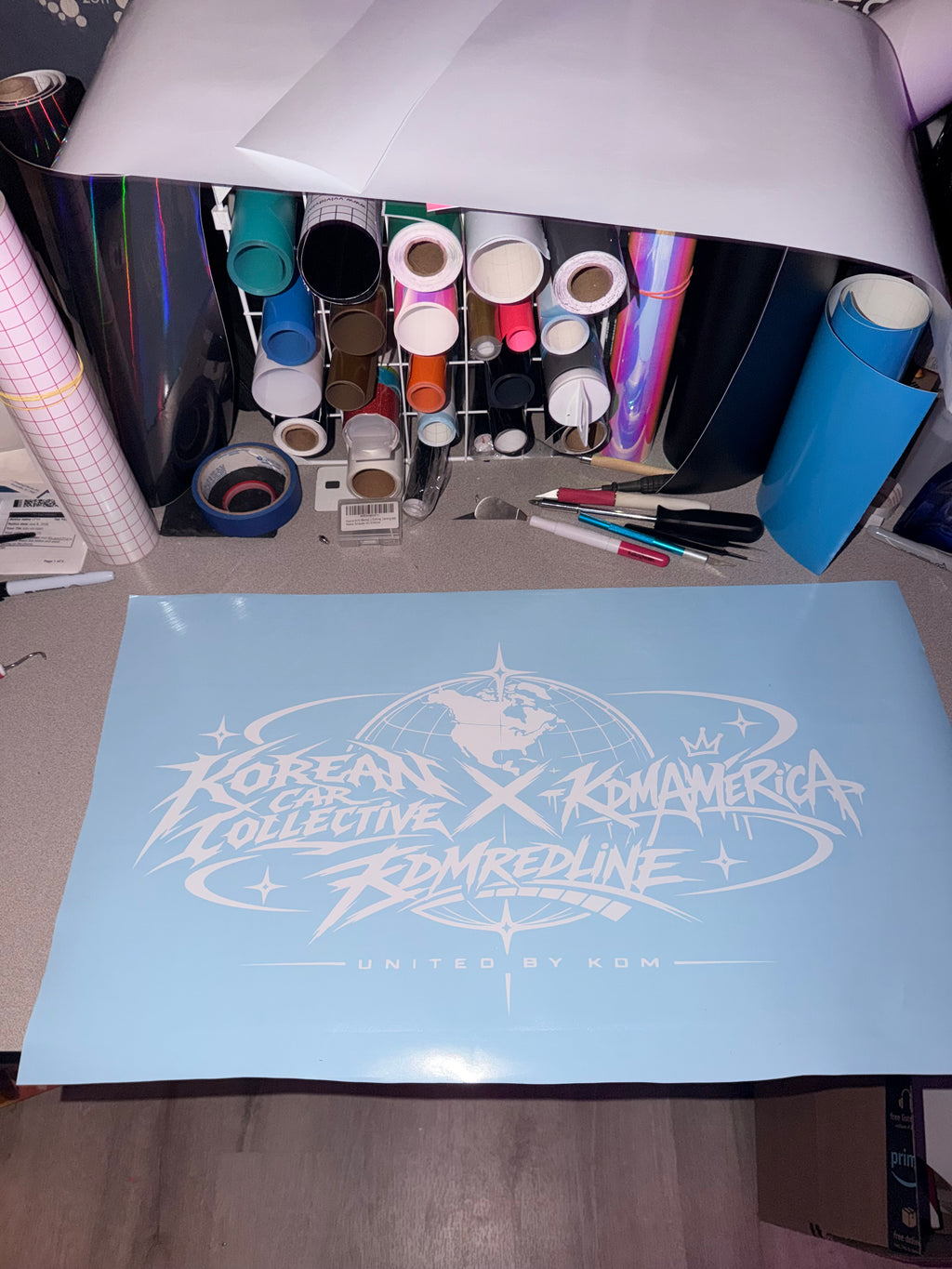 KDM United Decal 11” x 28” (KCC x KDMA x KDMR x TN.KDM)