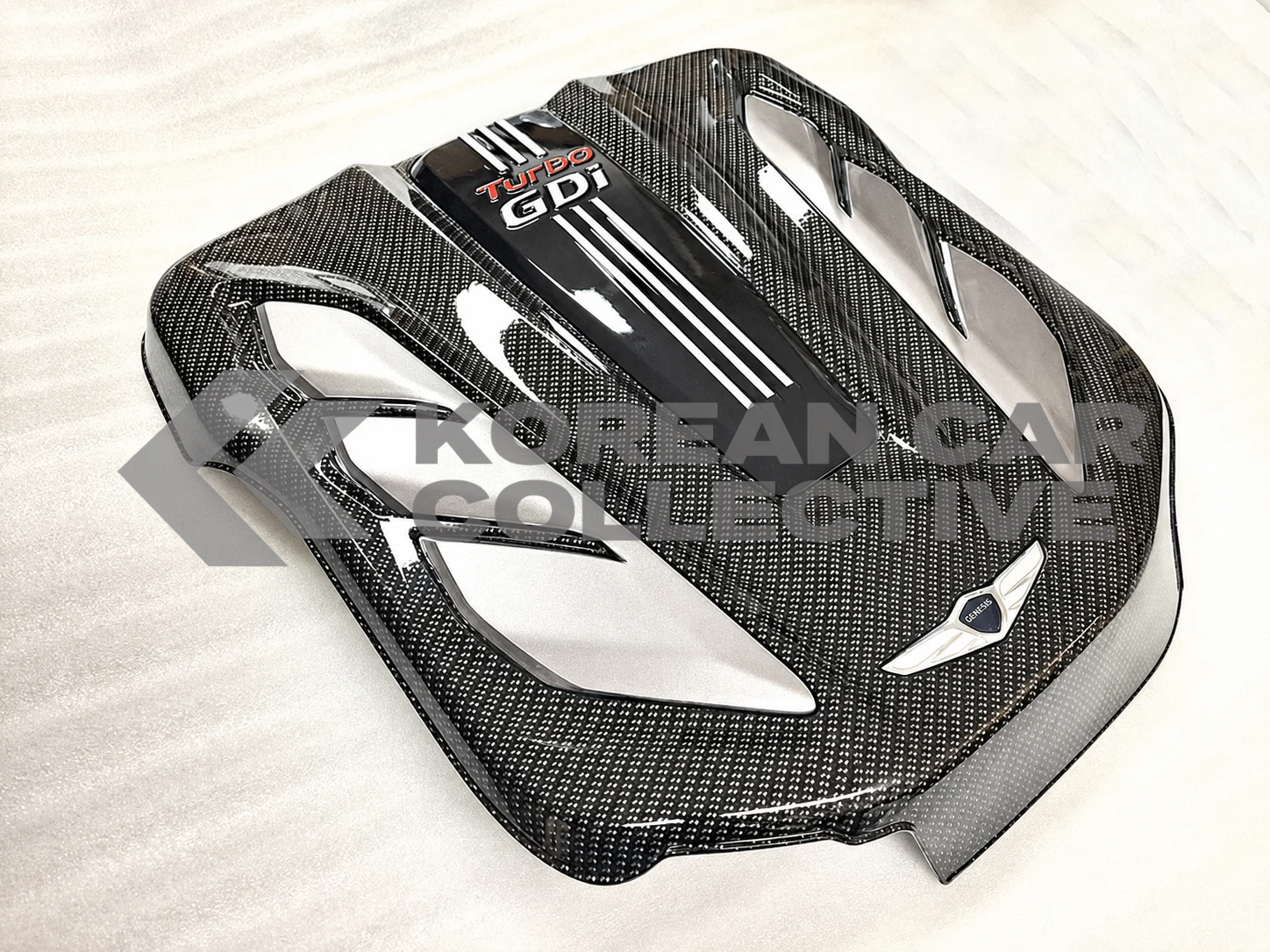 Genesis Pre Facelift 2018-2021 Carbon Fiber Style Engine Cover Type 2 (3.3T)