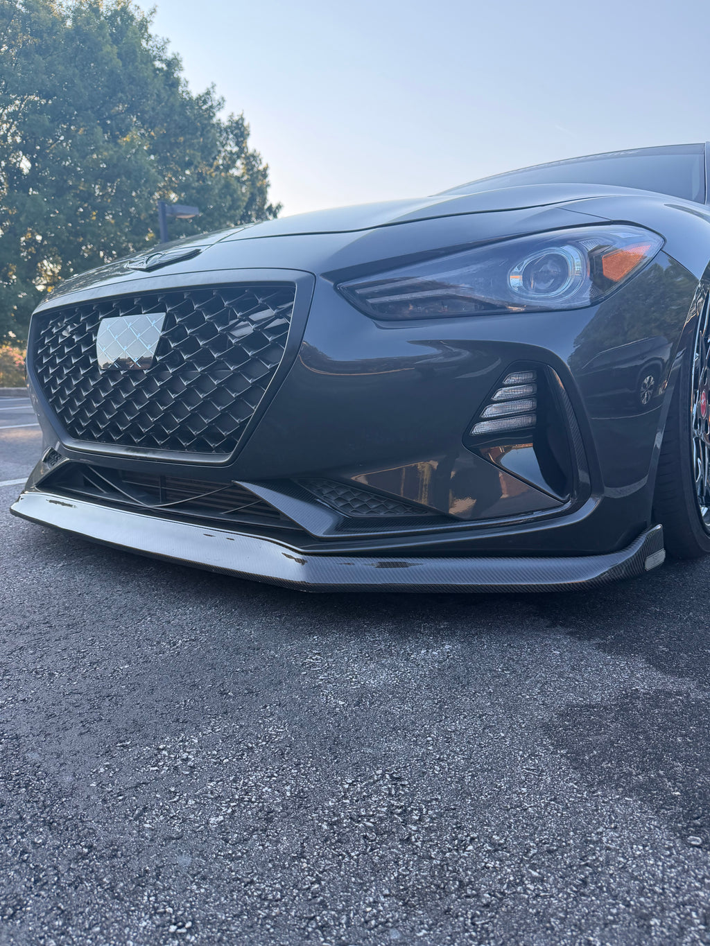 KCC Exclusive Genesis G70 (Pre-Facelift) (2019-2021) Carbon Front Lip