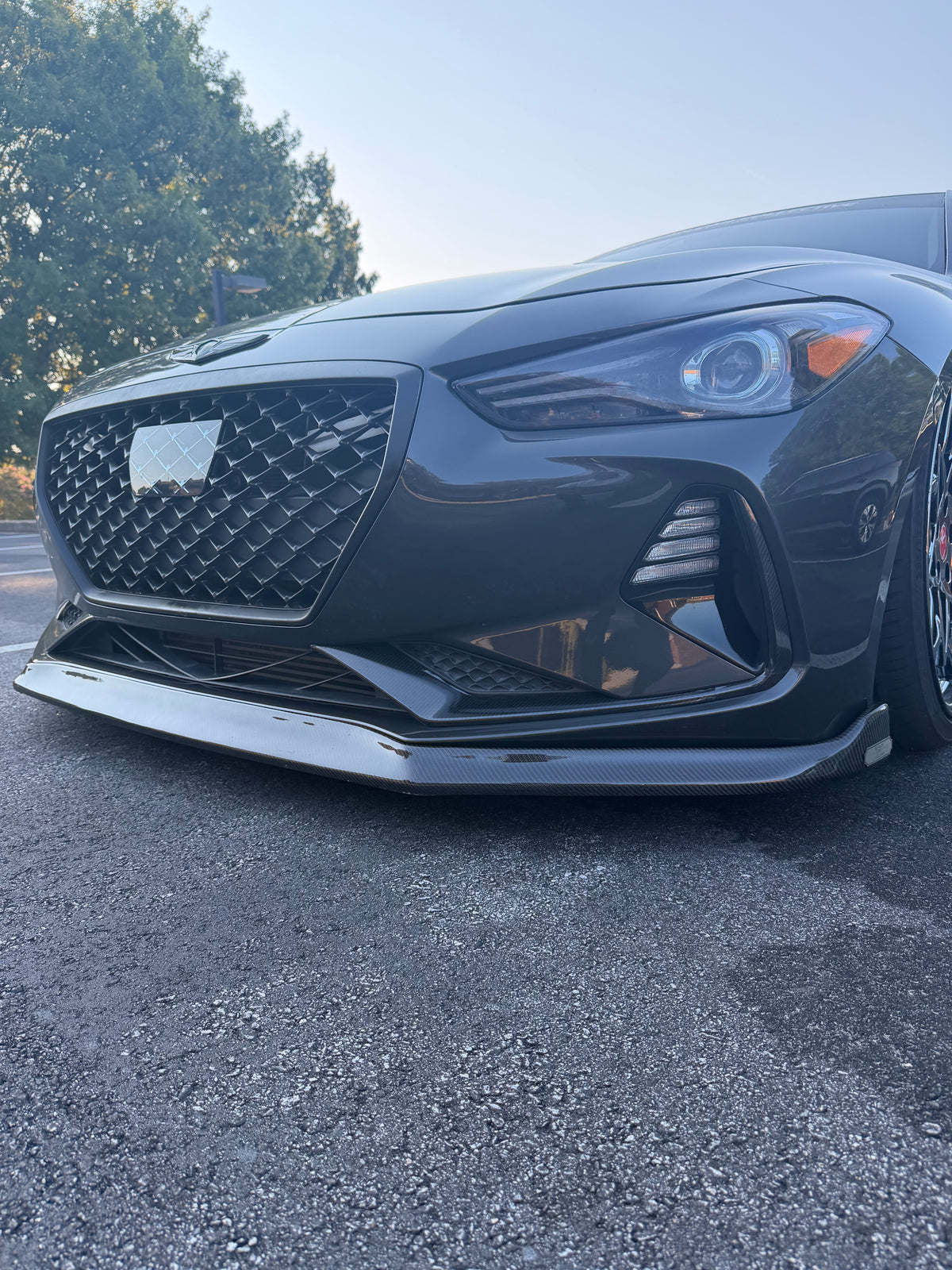 KCC Exclusive Genesis G70 (Pre-Facelift) (2019-2021) Carbon Front Lip