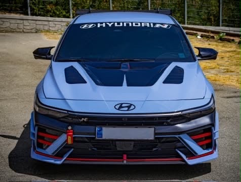 Hyundai Elantra 2021+ V3 Carbon and FRP Hood | DAIMON | PRE-ORDER