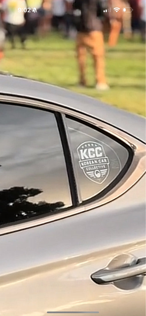 KCC Shield Decal Quarter Window 5” x 5”