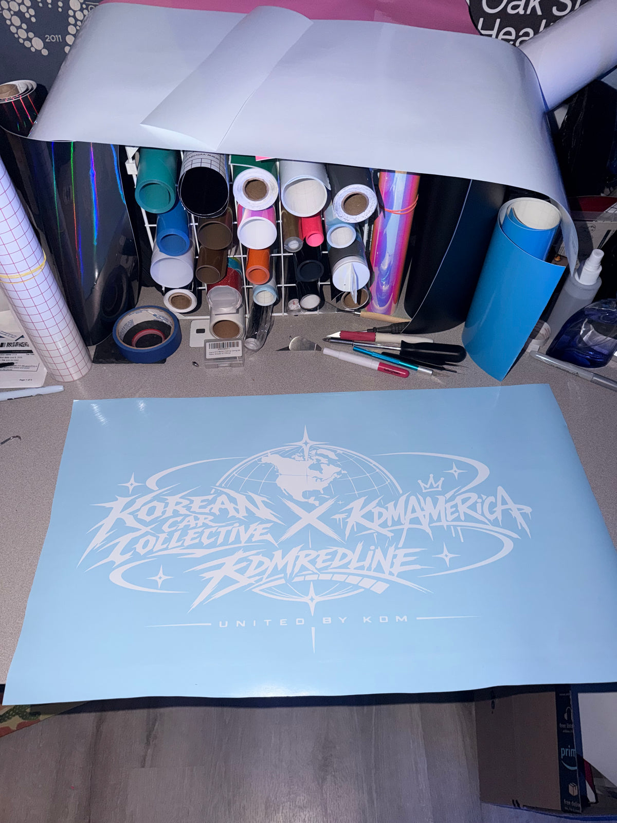 KDM United Decal 11” x 28” (KCC x KDMA x KDMR x TN.KDM)