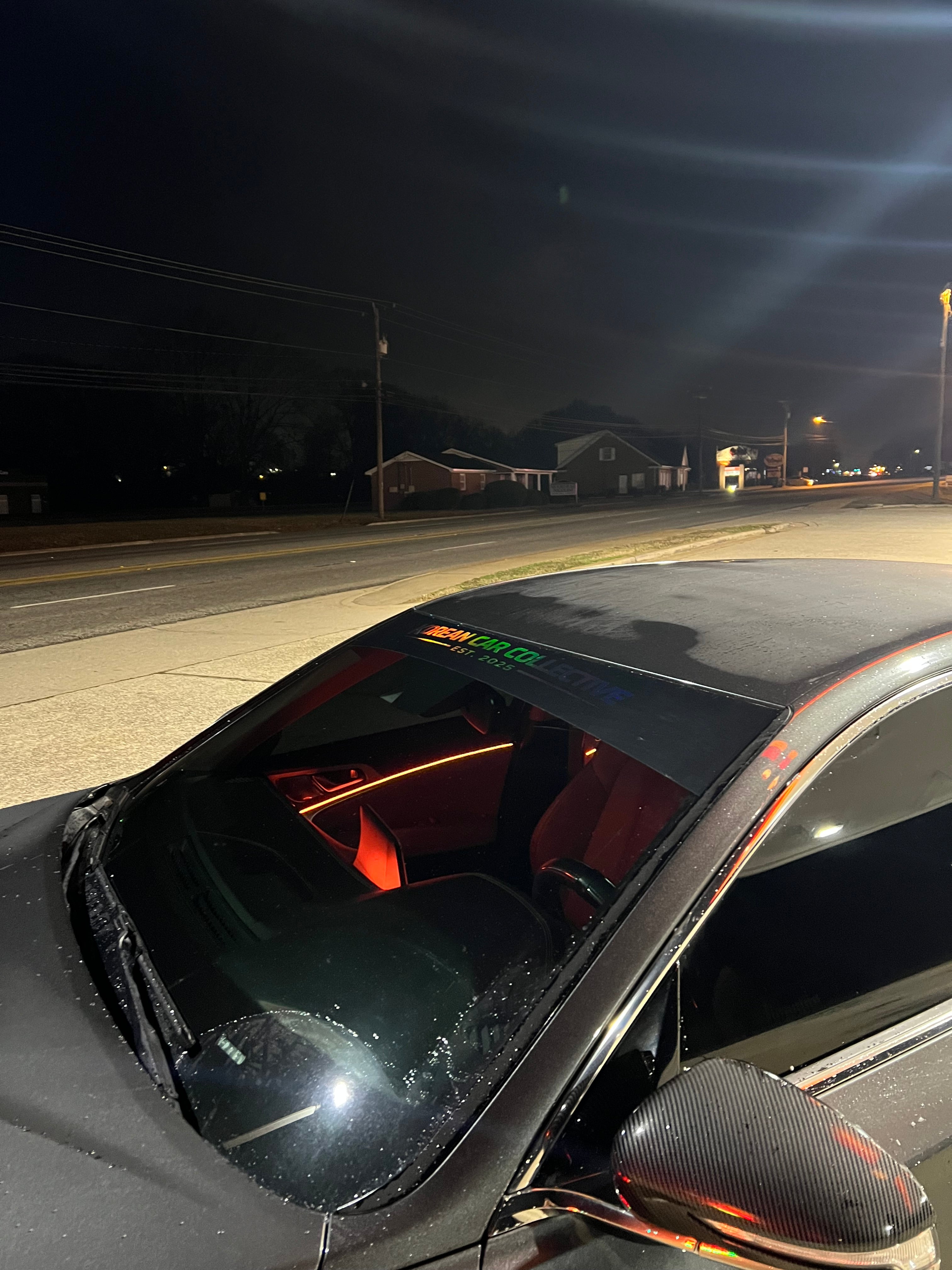 KCC Windshield/Sunstrip Banner V1 or V2 (12x60) Sunstrip Banner AND (2.5x30) KCC Decal