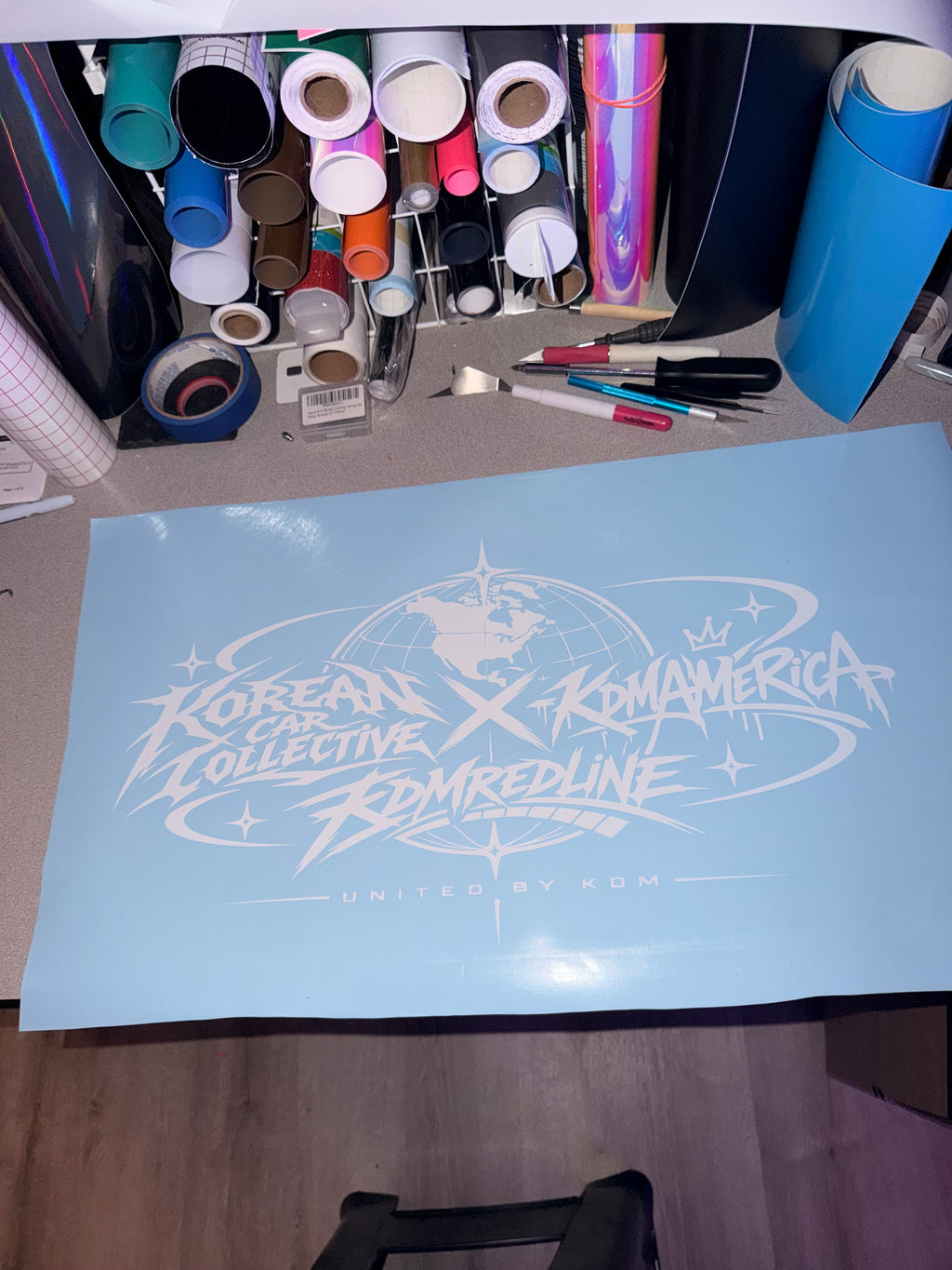 KDM United Decal 11” x 28” (KCC x KDMA x KDMR x TN.KDM)