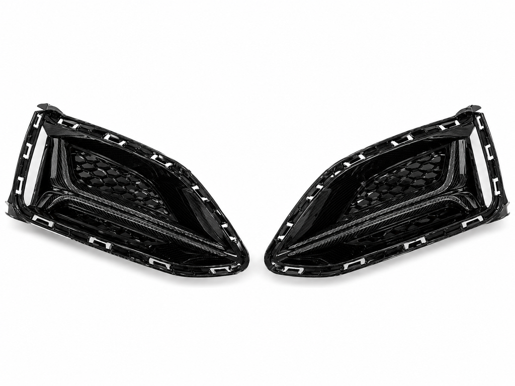 Hyundai Veloster 2019+ Genuine Carbon Fiber Fog Bezels