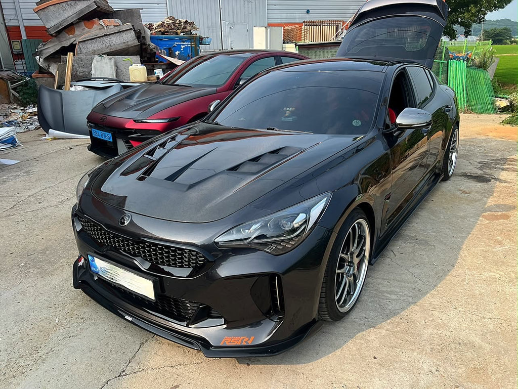 Kia Stinger EX Carbon and FRP Hood (2018+) by DAMION