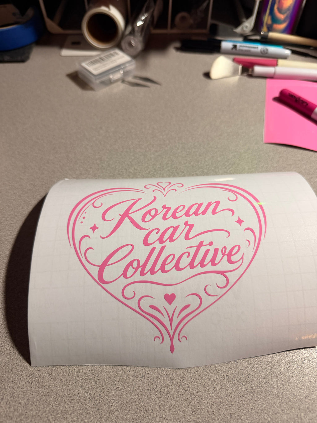 KCC Heartline Decal 5” x 4.8”