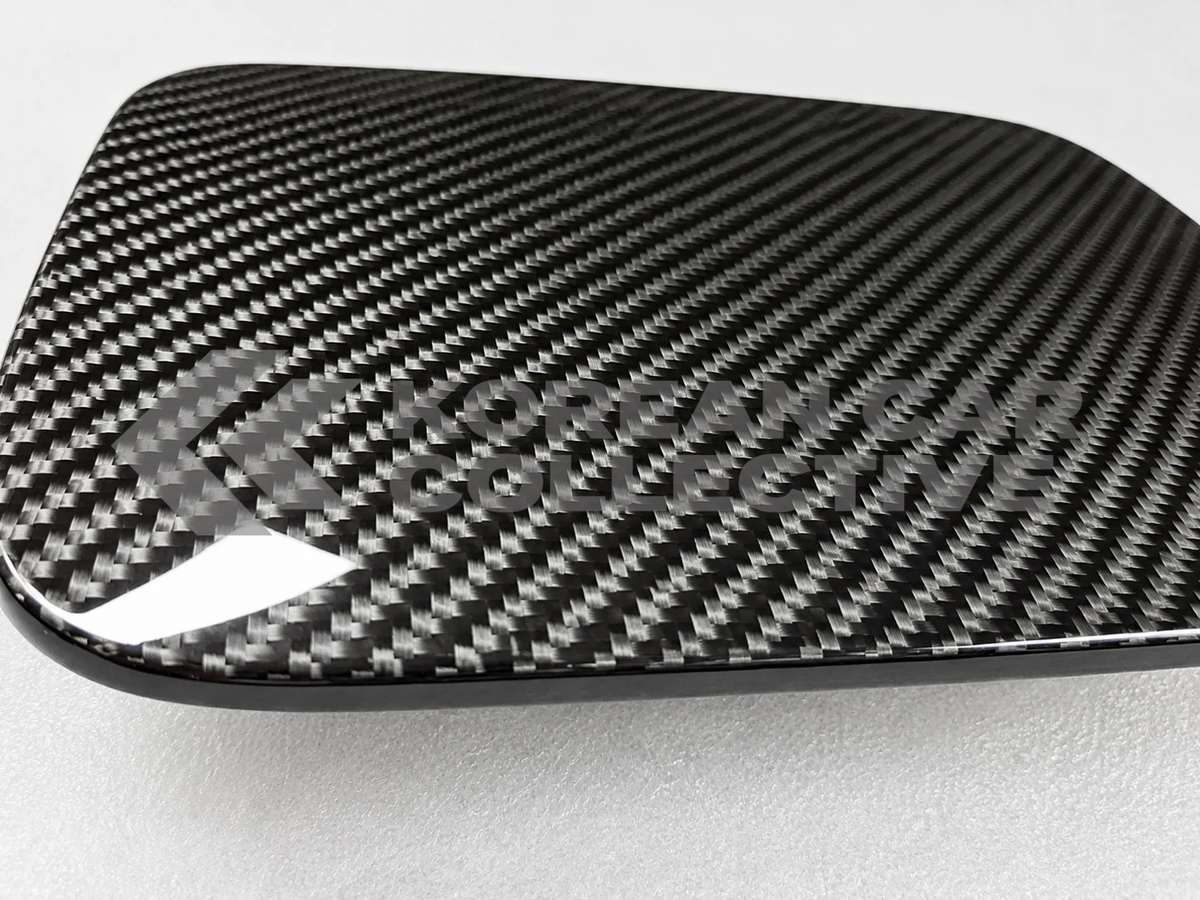 Genesis G70 Pre Facelift 2018-2021 Genuine Carbon Fiber Fuel Door