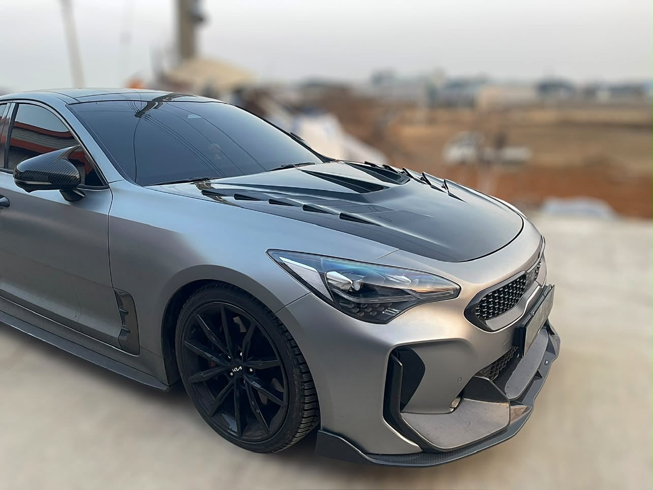 Kia Stinger 2018+ V3 LIMITED EDITION Carbon Hood | DAIMON | PRE-ORDER